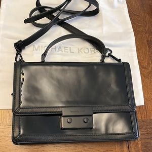 Michael Kors Black Patent Leather Purse
